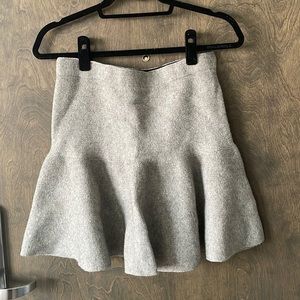 Knit drop waist skirt